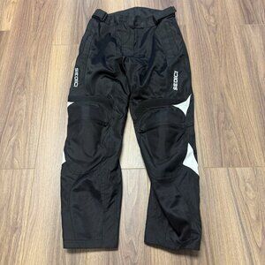 Sedici #16 Padded Motorcycle Pants Adult Small Black 30x28.5 Biker